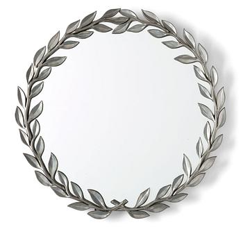 136. Estrid Ericson, a pewter framed mirror, Svenskt Tenn, Stockholm 1946.