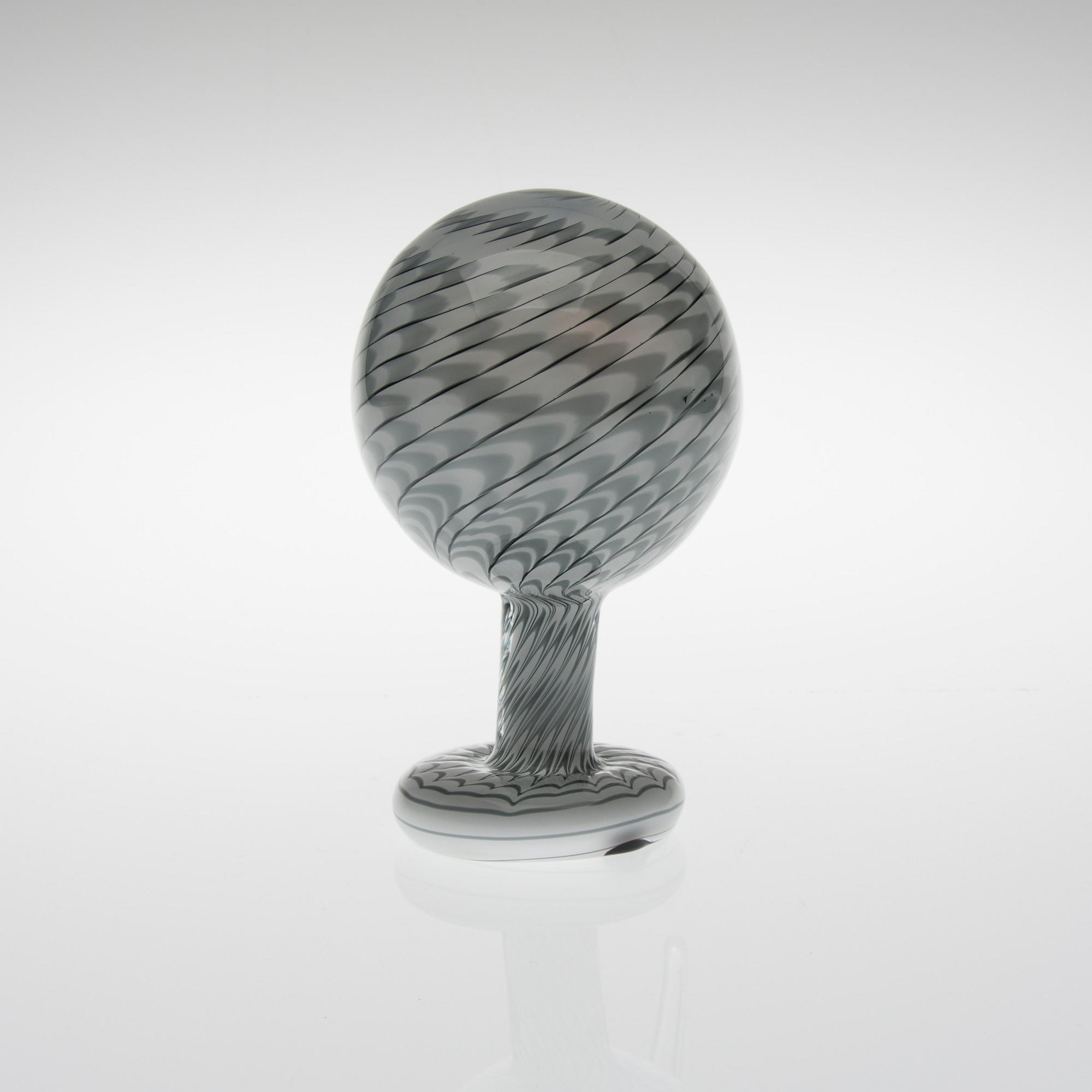 OIVA TOIKKA, LINTU, lasia, signeerattu ja numeroitu O. Toikka Nuutajärvi 362/5000.