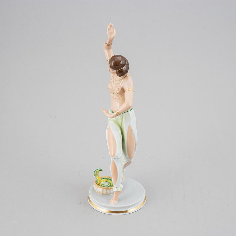GUSTAV OPPEL, figurin, porslin, art déco, Rosenthal, 1930-tal.