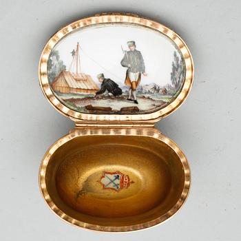 DOSA, porslin, Meissen-liknande märkning, troligen 1800-tal.