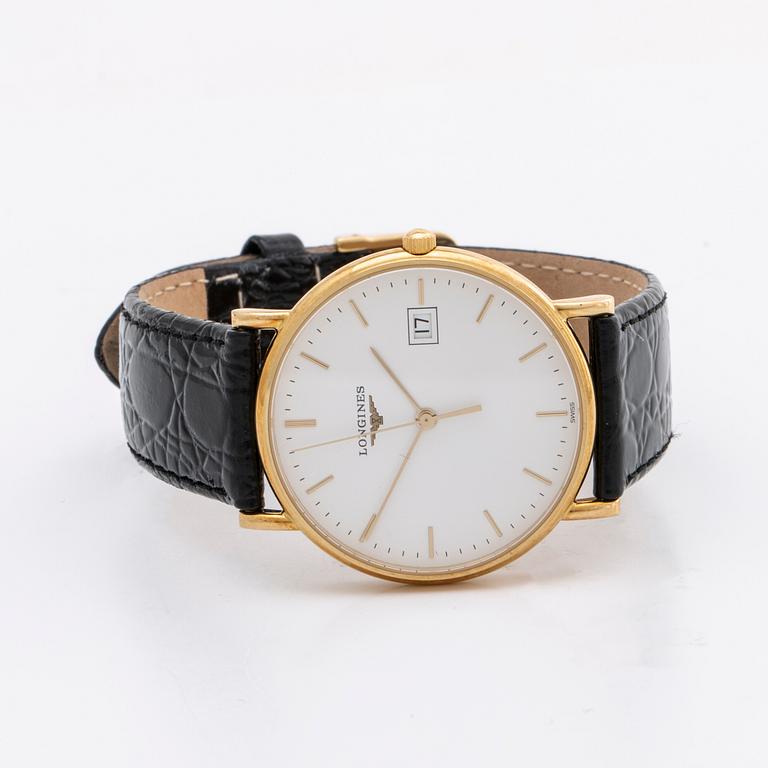 LONGINES, Prèsence, wristwatch, 33,5 mm.