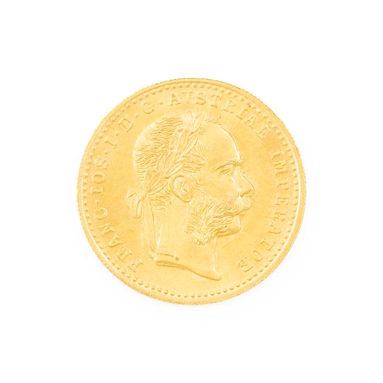 Guldmynt, Österrike-Ungern, 1 Ducat, 1915.