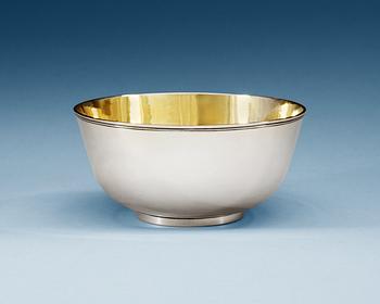 734. A Swedish 18th century silver bowl, makers mark of Stephan Westerstråhle, Stockholm 1797.