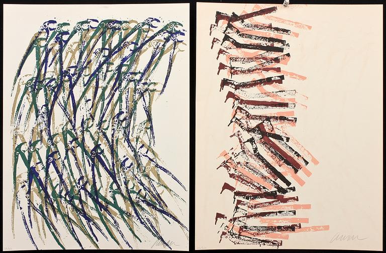 FERNANDEZ ARMAN, "ARTISTERY: DENTISTERY", mapp med 5 färglitografier, sign o numr 94/250.