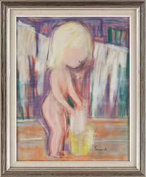 Kurt Carendi · KURT CARENDI, pastell, signerad.