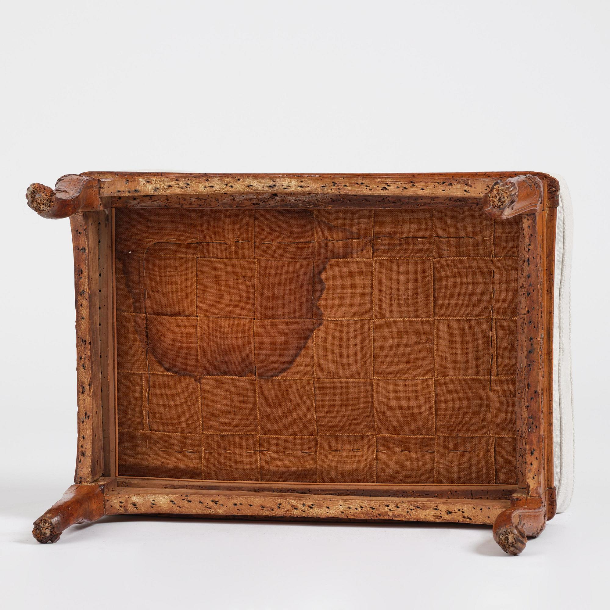 A French Régence stool, early 18th century.