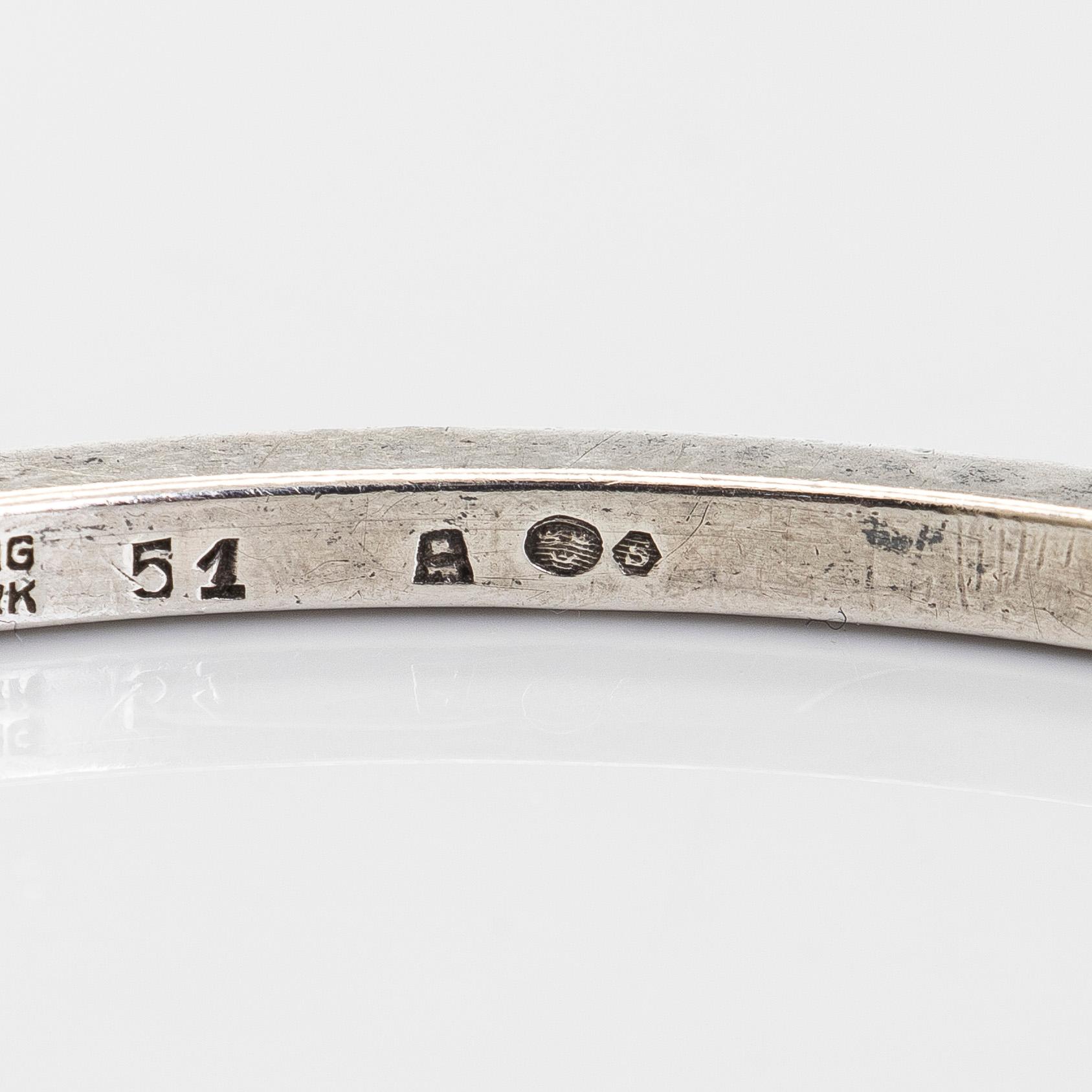 Armring, sterlingsilver, Danmark, firma Georg Jensen.