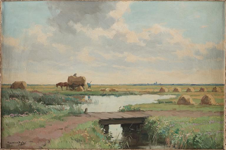 WILLEM NOORDIJK, an oil on canvas, signed.