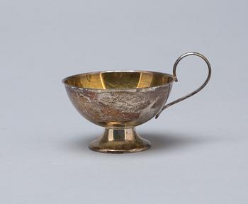 PUNSCHMUGGAR, sterlingsilver, 12 st. 1900-tal. Okänd tillverkning. Vikt ca 335 gr.