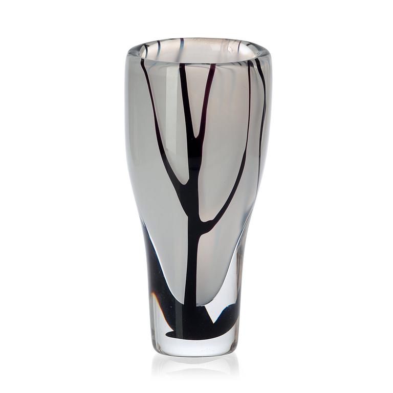 A Vicke Lindstrand glass vase, Kosta 1950's.