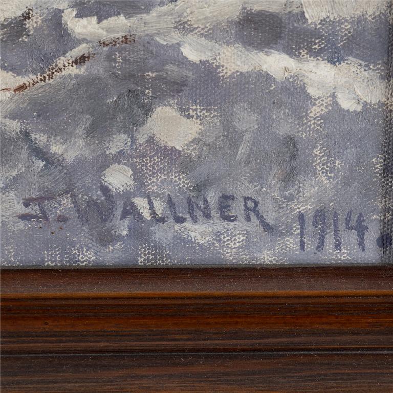 THURE WALLNER, Oil on canvas/panel, signed.