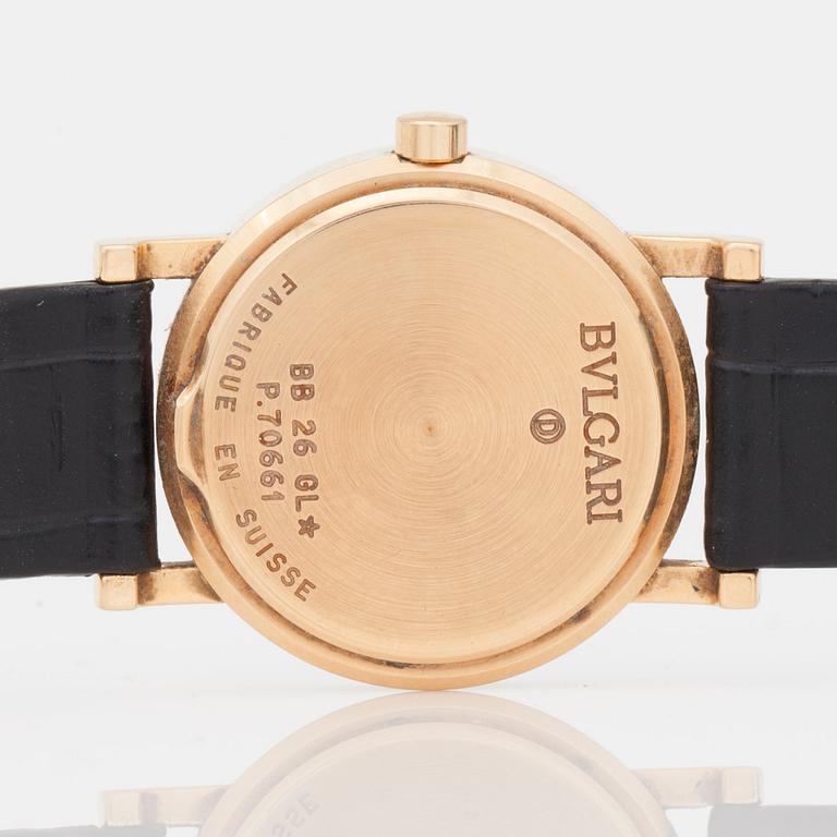 BVLGARI, armbandsur, 26 mm,