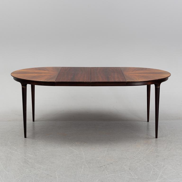 A 7 piece dining group by Svante Skogh, Seffle Möbelfabrik, Säffle, 1950's/60's.
