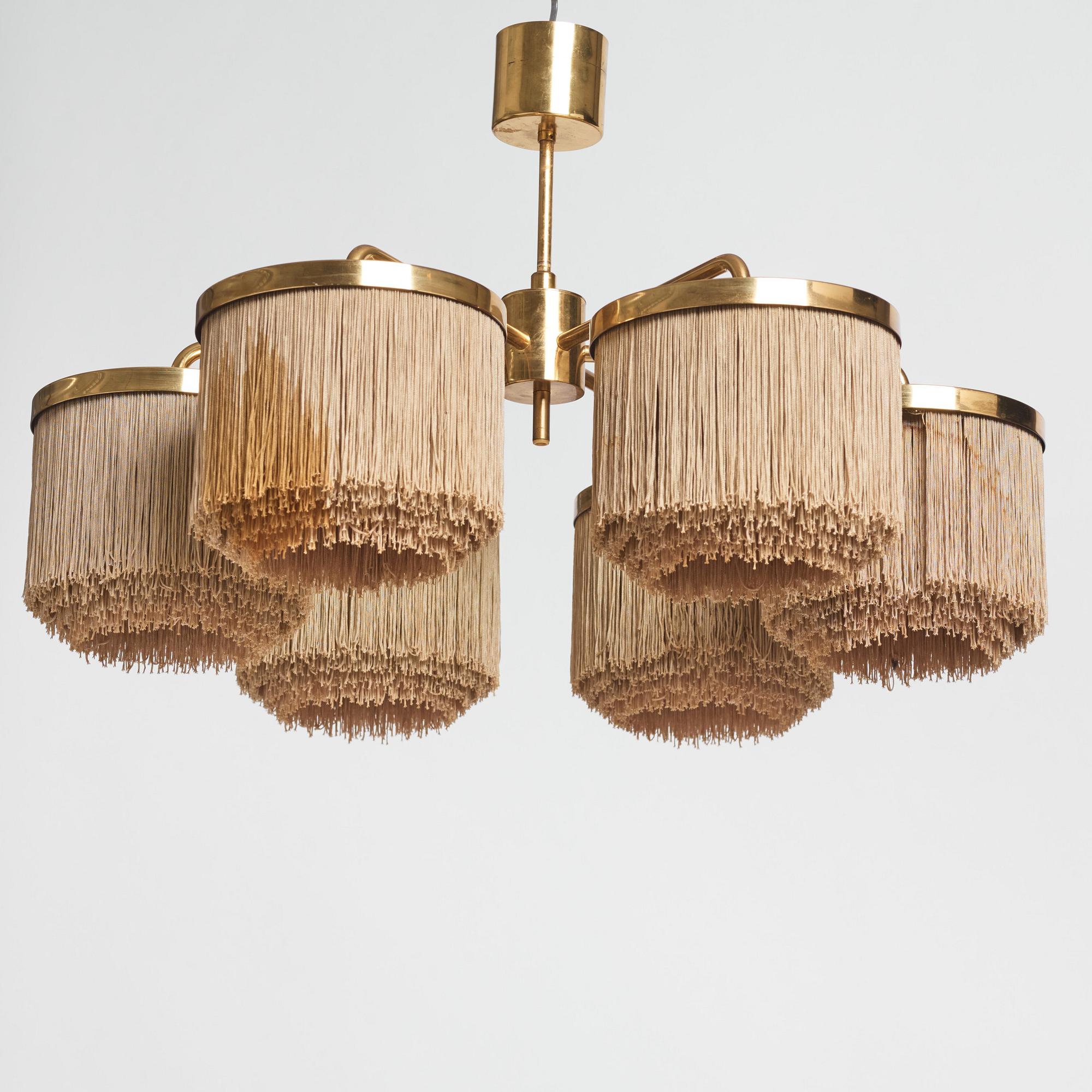 Hans-Agne Jakobsson, a ceiling lamp model "T606/95", Hans-Agne Jakobsson AB, Markaryd 1960s-70s.