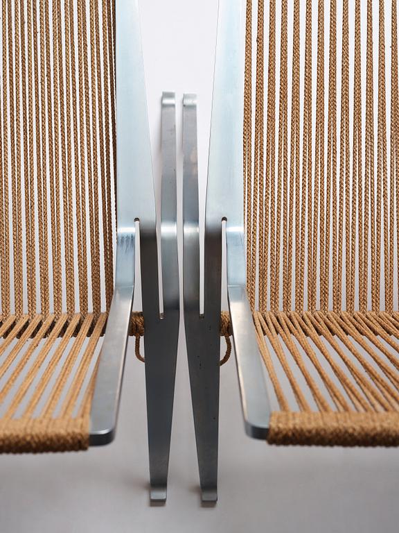 Poul Kjaerholm, a pair of 'PK 25' easy chairs, 'The Element Chair', edition E Kold Christensen, Denmark ca 1962.
