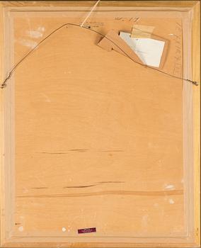 Jalmari Ruokokoski, öljy levylle, signeerattu ja päivätty 1923.