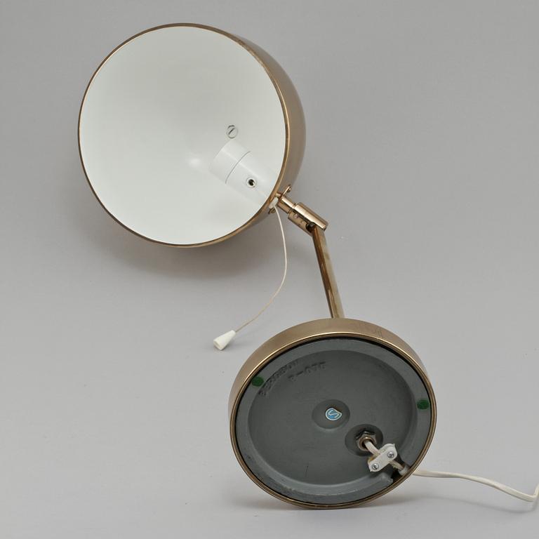 BORDSLAMPA, "B-075", Bergbom, 1900-talets andra hälft.