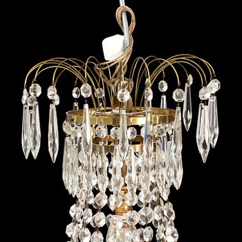 A mid 20th century Gustavian style chandelier.