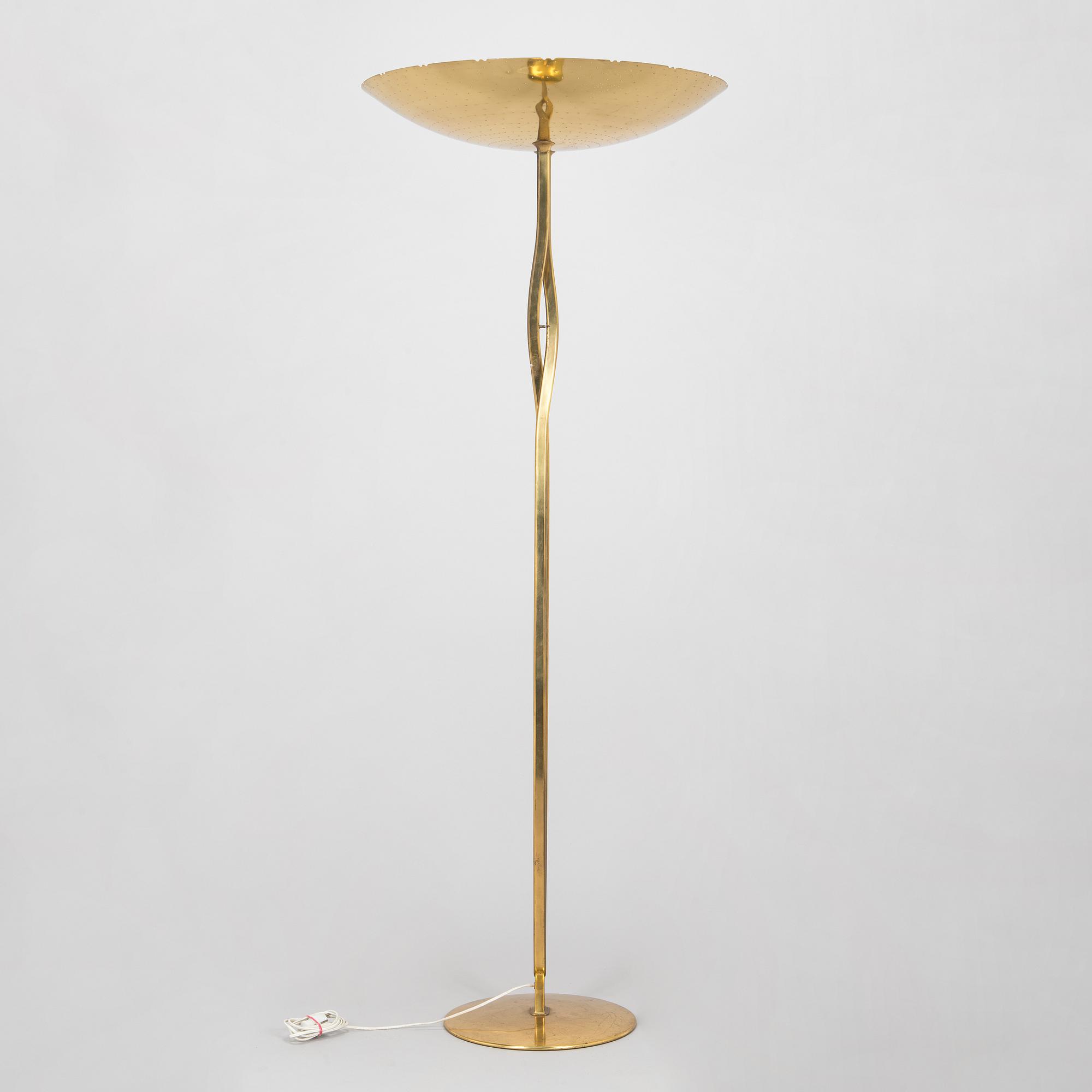 Paavo Tynell, A mid-20th century floor lamp model 9640, Taito Oy, Finland.