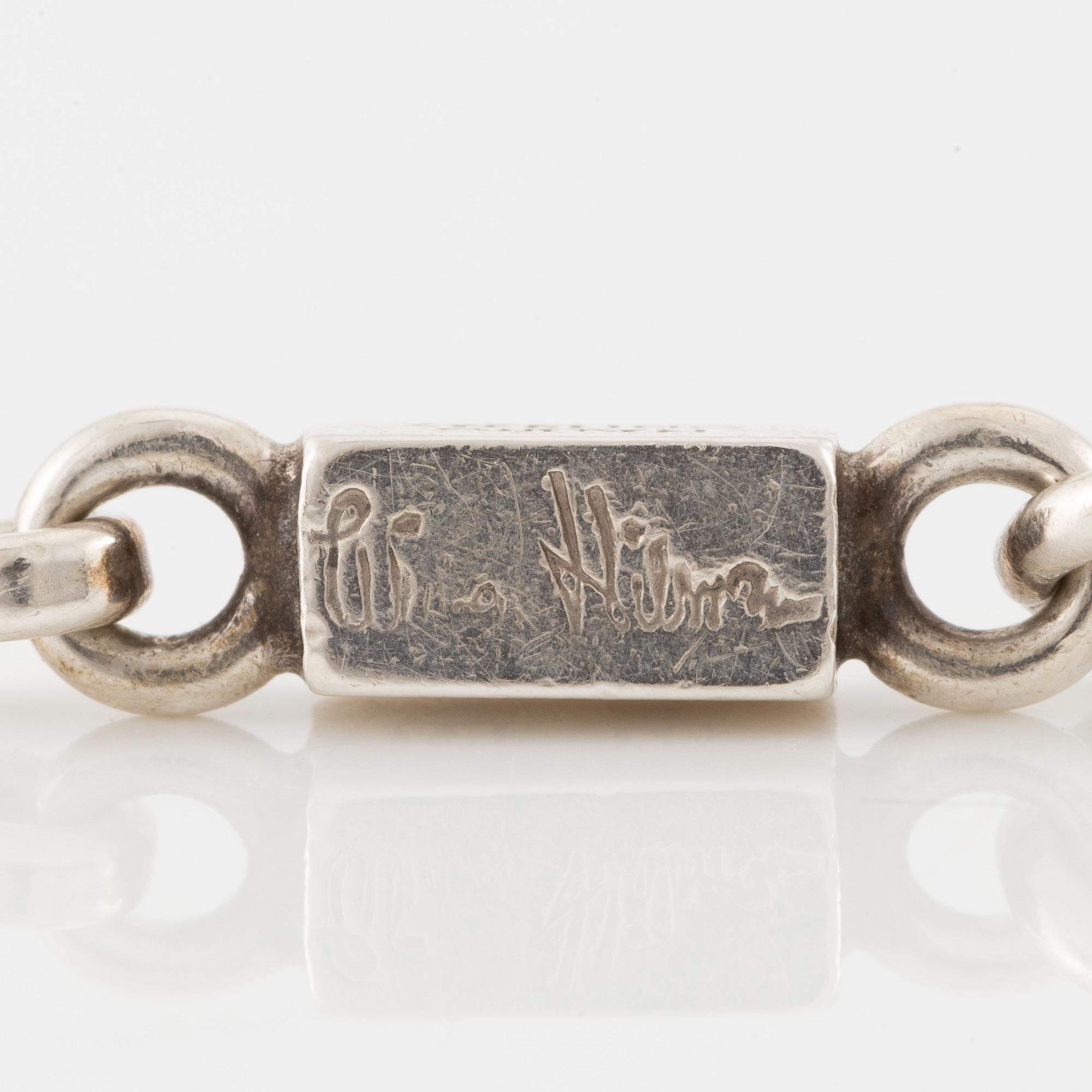Wiwen Nilsson, armband, silver, Lund 1956.