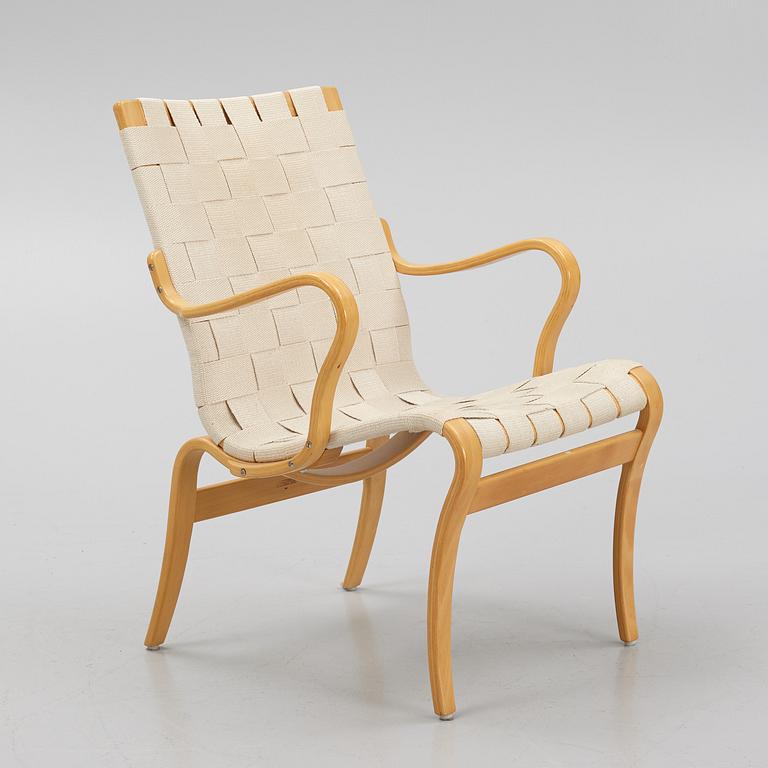 Bruno Mathsson, a 'Mina' armchair, Bruno Mathsson International, Värnamo 1992.