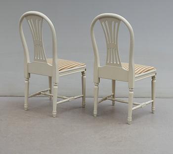 MATGRUPP, 7 delar, gustaviansk stil, 1900-talets andra hälft.