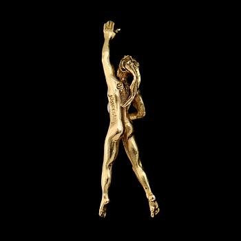 HÄNGE, 18K guld, Björn Jägerstig, odlad pärla. Vikt ca 5 g.