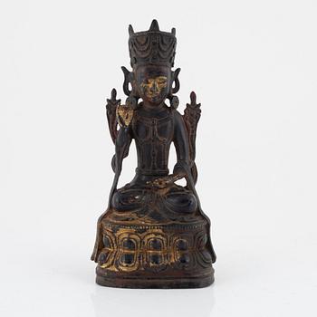 A bronze Bodhisattva, Ming dynasty.