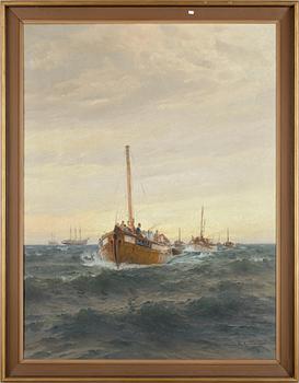 EMIL EKMAN, olja på duk, sign.