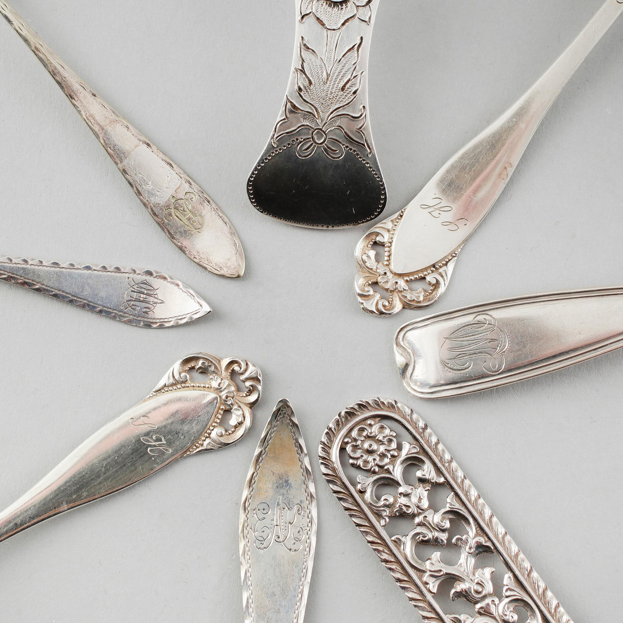 BESTICK, 29 delar, silver, Norge, olika modeller, 1900-tal. Total vikt ca 795 gram.