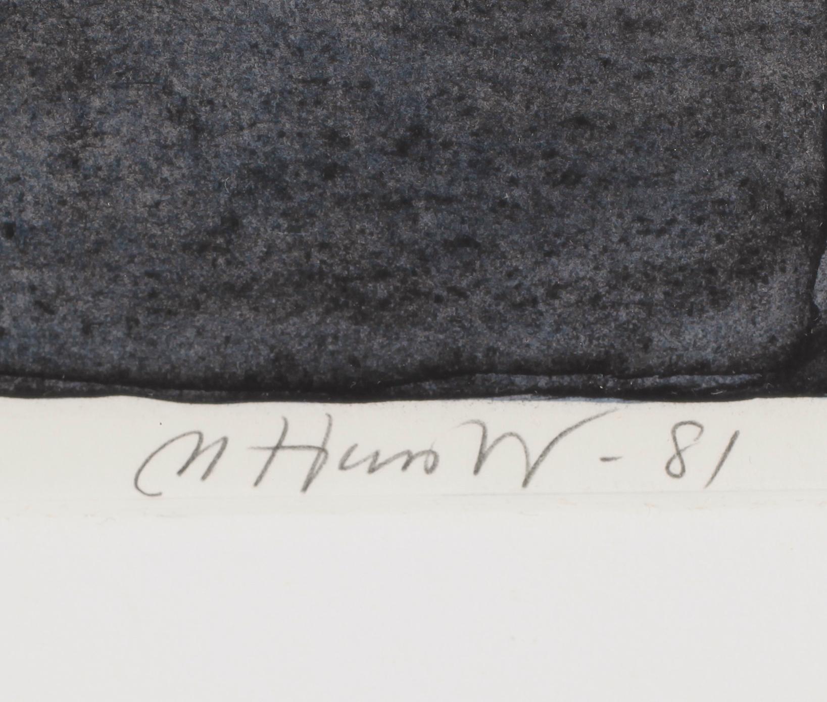 MONA HUSS WALLIN. Litografi, signerad 449/460.