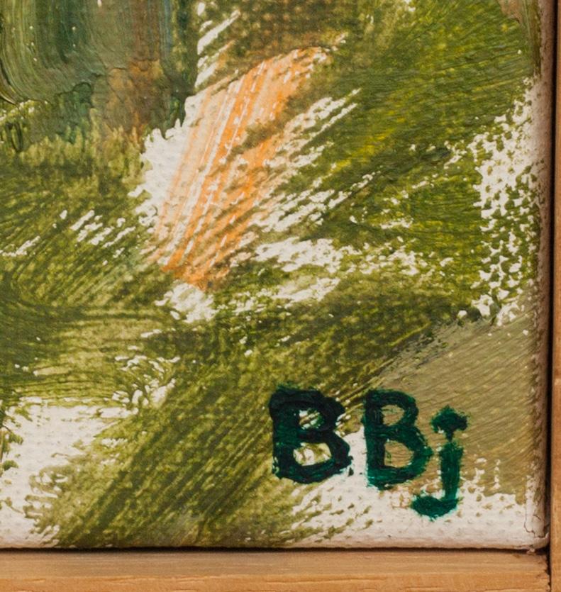BENTE BJERREGAARD, olja på duk, signerad.