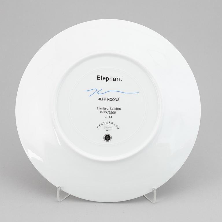 Jeff Koons, plate/multiple,  793/2500.