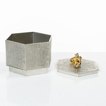 Estrid Ericson, a pewter box, "Panama", Svenskt Tenn.