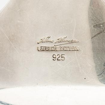 Hans Hansen, bestickuppsättning, 51 delar, "Kristine", sterling silver, Danmark.