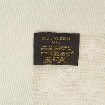 Louis Vuitton, a silk mix shawl.