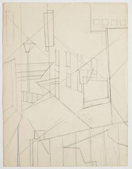 GÖSTA ADRIAN-NILSSON, sketchpad, 1920/30's, by the artist's own hand inscribed GAN with indian ink on the cover.