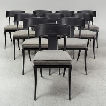 A set of 10 Restoration Hardware charis, 21st Century.