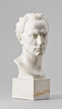 OLOF AHLBERG, skulptur, gips. Sign o dat 1923.