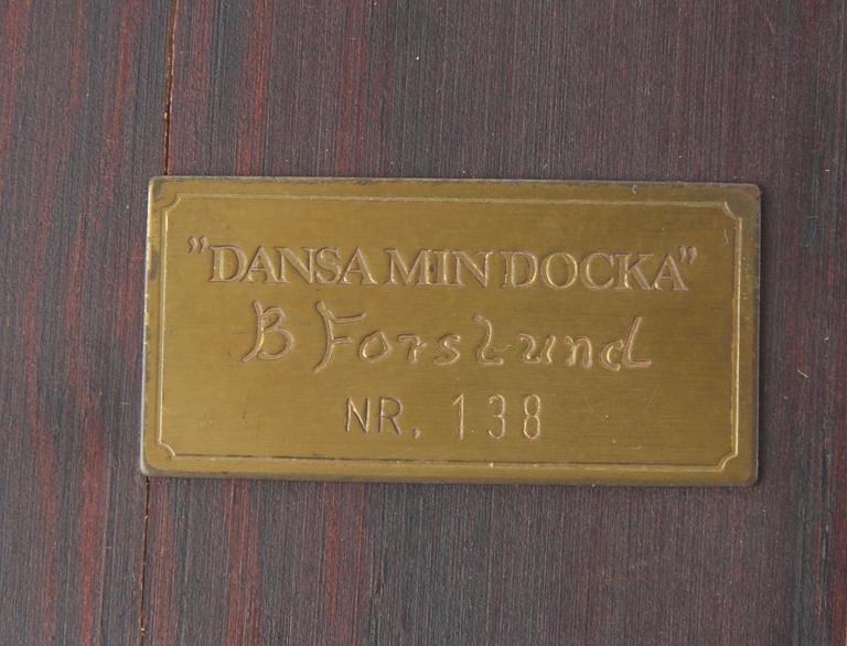 FORSLUND, BROR, skulptur, brons.