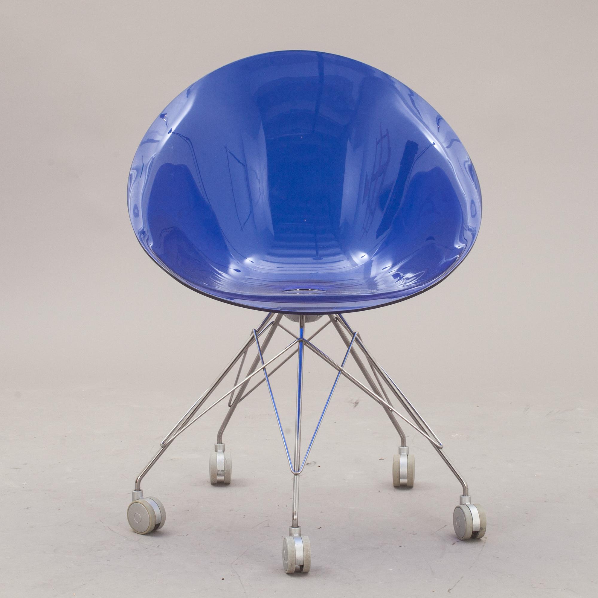 SKRIVBORDSSTOL, "Eros", Philippe Starck för Kartell, märkt.