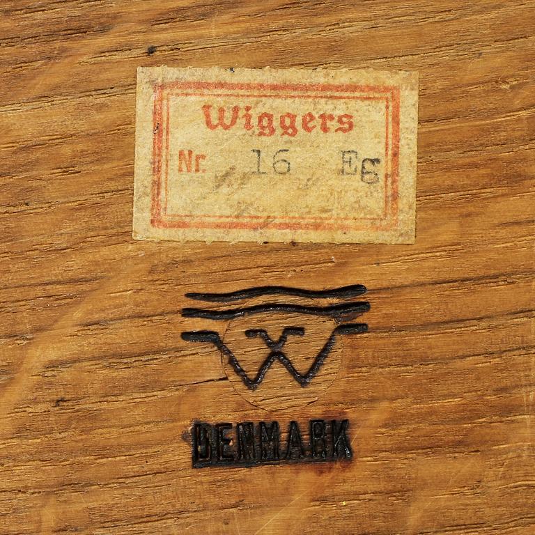 TALLRIKAR, 8 st, Wiggers, inköpta på Illum Bolighus, Danmark, 1950/60-tal.