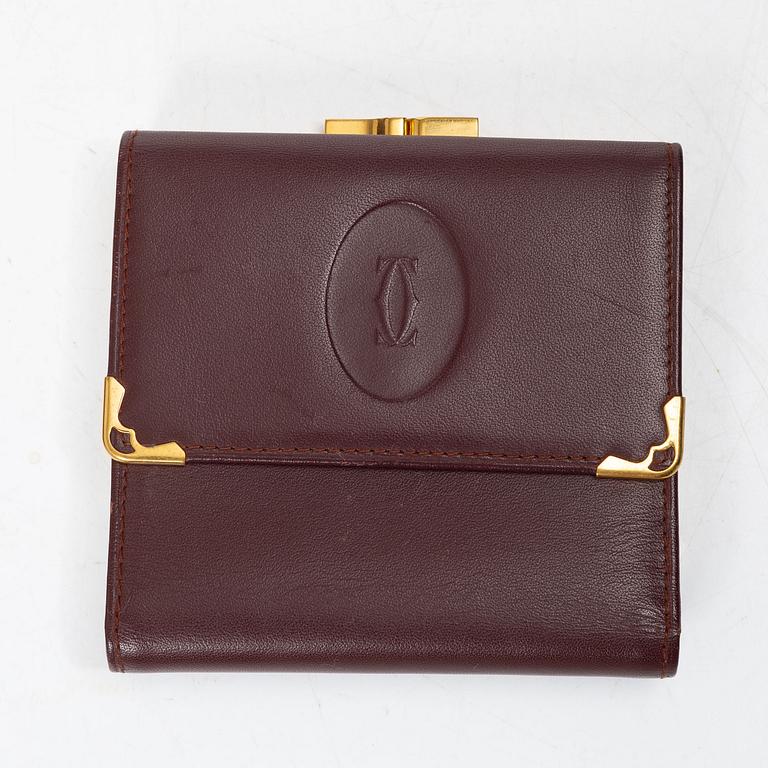 Cartier, Vintage bag and wallet.