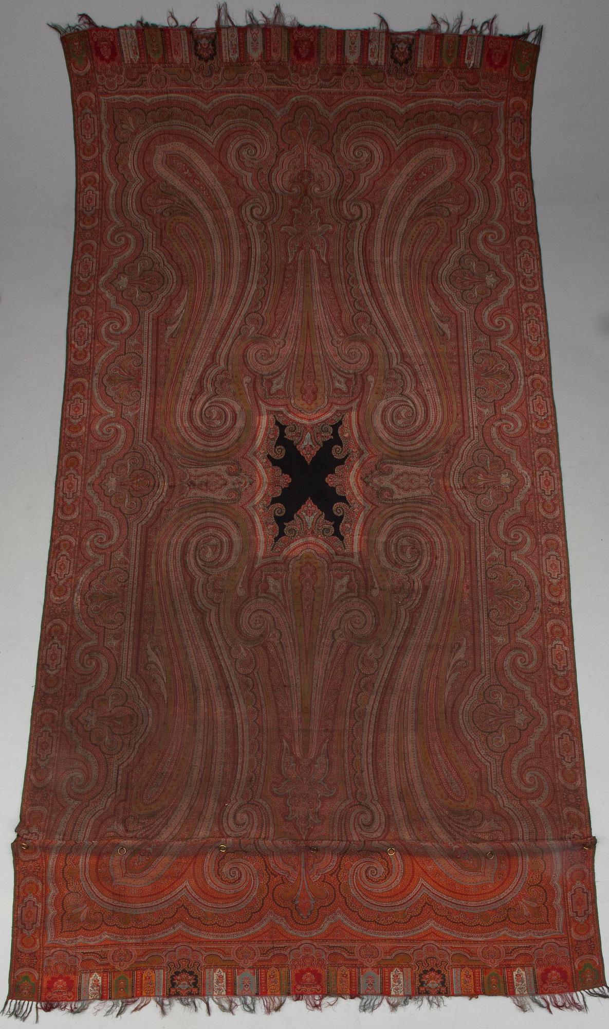 TEXTIL, Paisley, 1900-talets början. 300x145.
