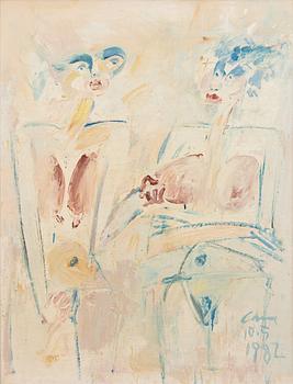 Louis Cane, Figural composition.