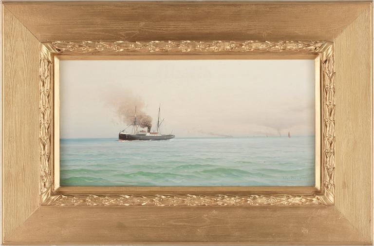 ALBERT BERG, olja på duk, sign o dat Alb. Berg 93.