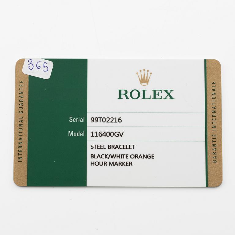 Rolex, Milgauss, ca 2014.