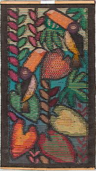 Eila Ampula, a tapestry, signed Eila.