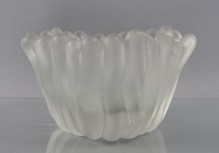 SKÅL, glas, "Jäkälä", Tapio Wirkkala, Iittala, Finland.