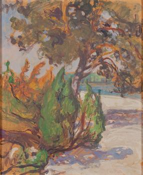 Wilho Sjöström, Junipers at the shore.